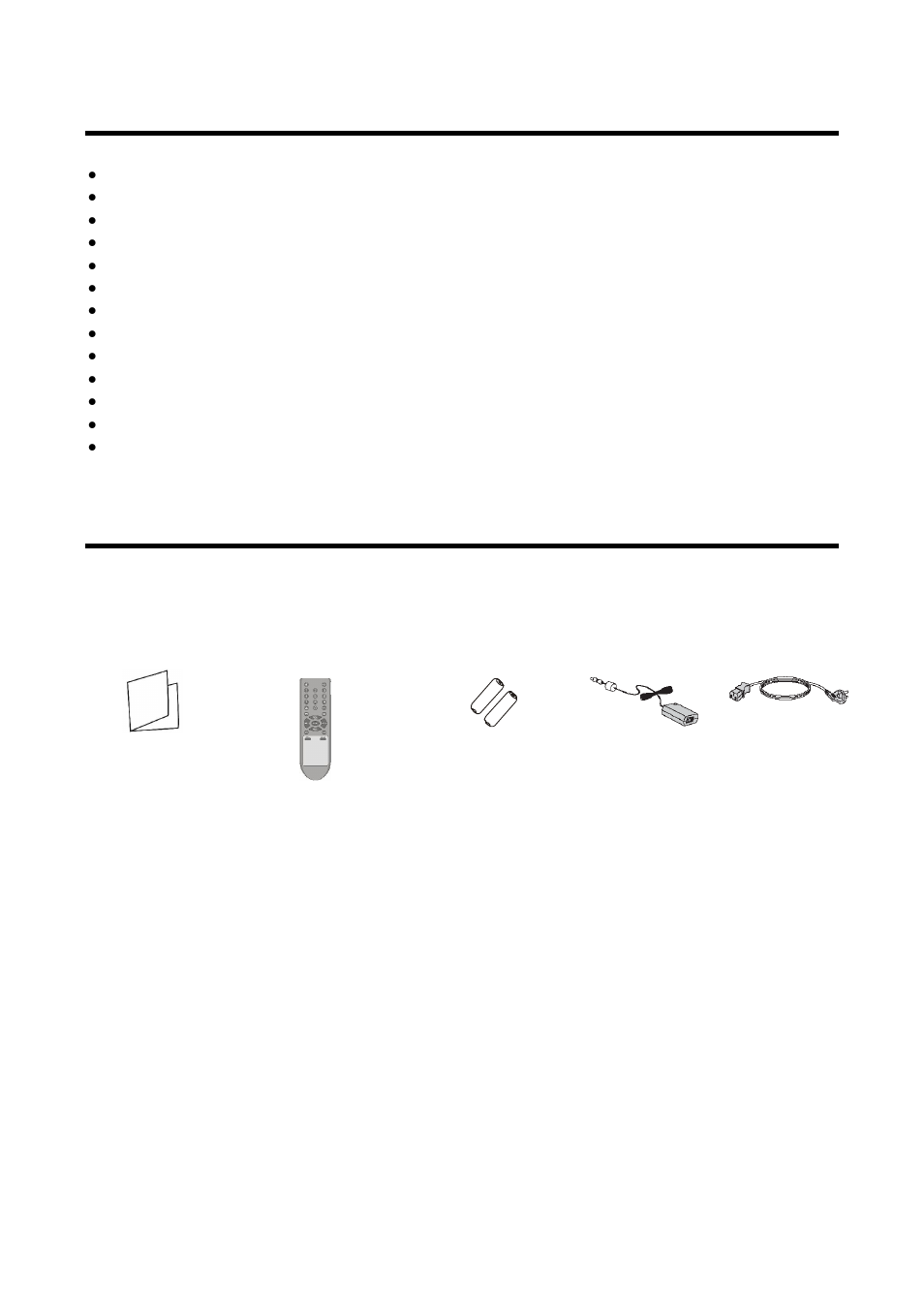 General introduction, Accessories | Hyundai H-LCD1502 User Manual | Page 5 / 30