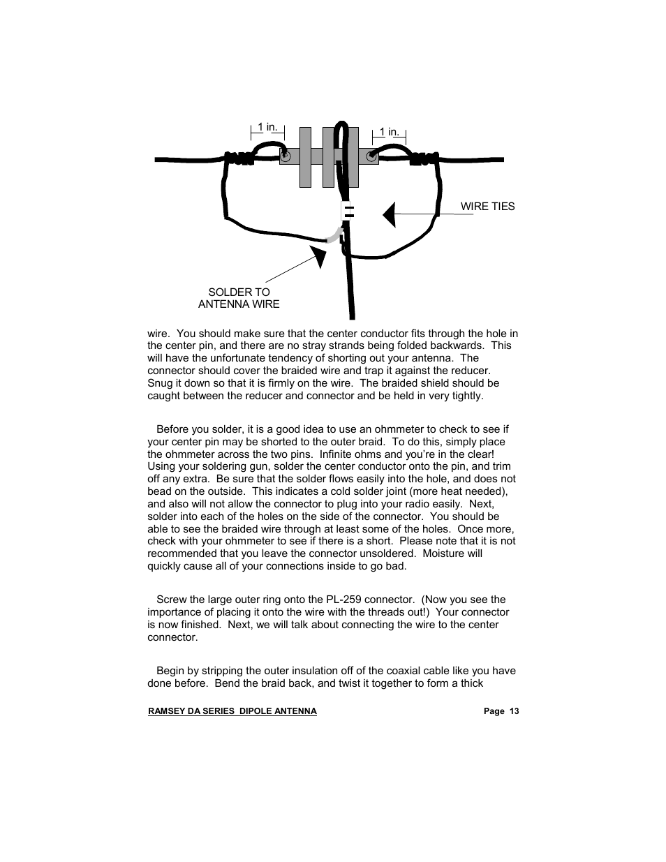 Ramsey Electronics DA-40 User Manual | Page 13 / 16