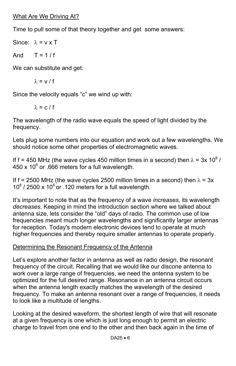 Ramsey Electronics DA25 User Manual | Page 6 / 20