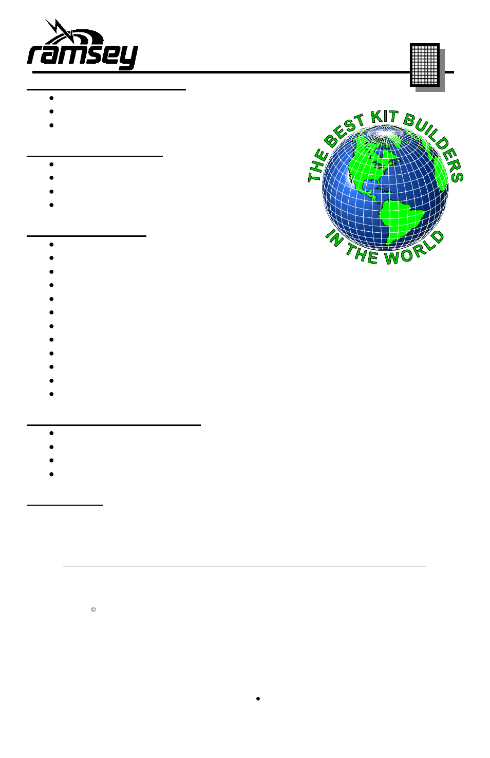 Ramsey Electronics MR6 User Manual | Page 2 / 16
