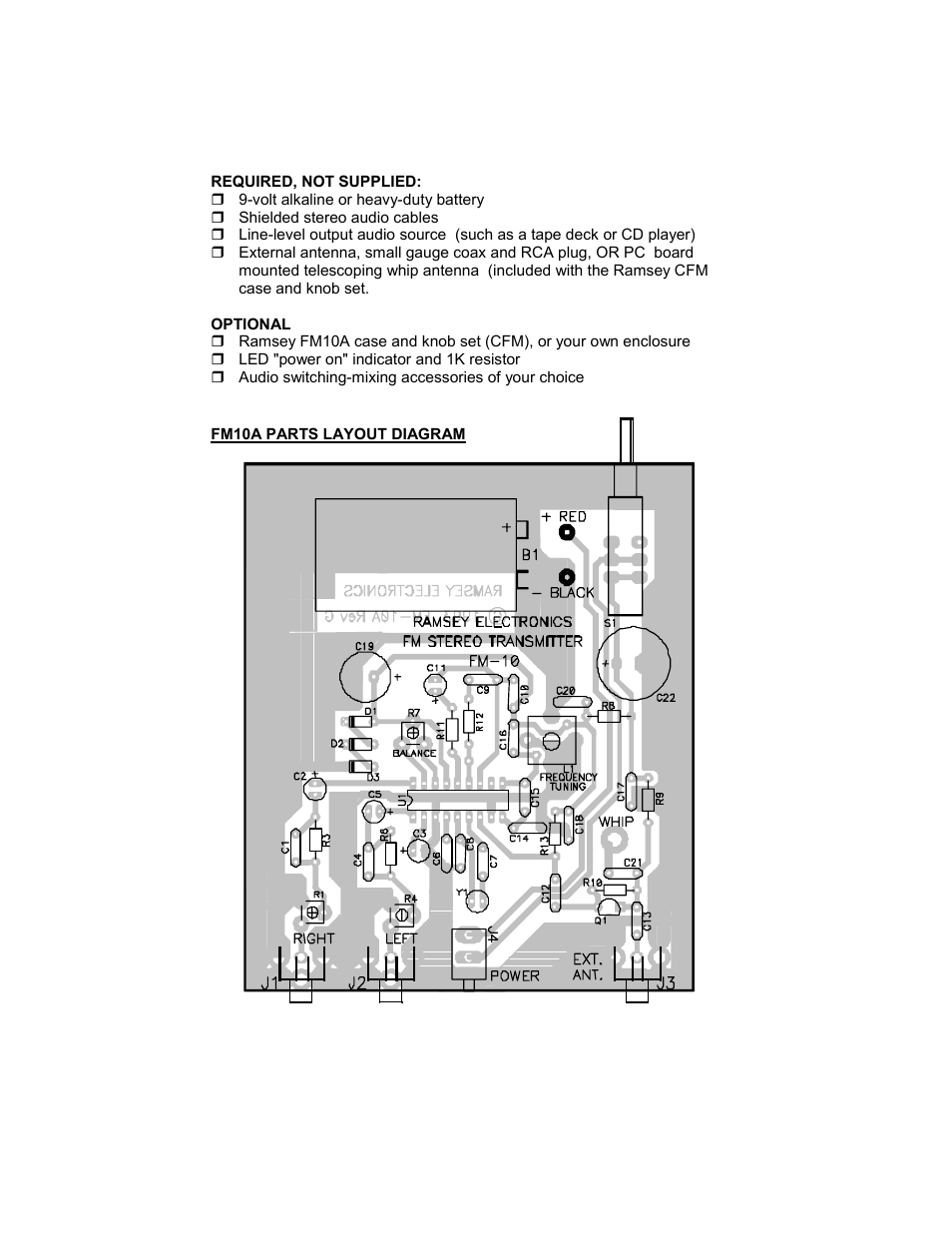 Ramsey Electronics FM10A User Manual | Page 7 / 28