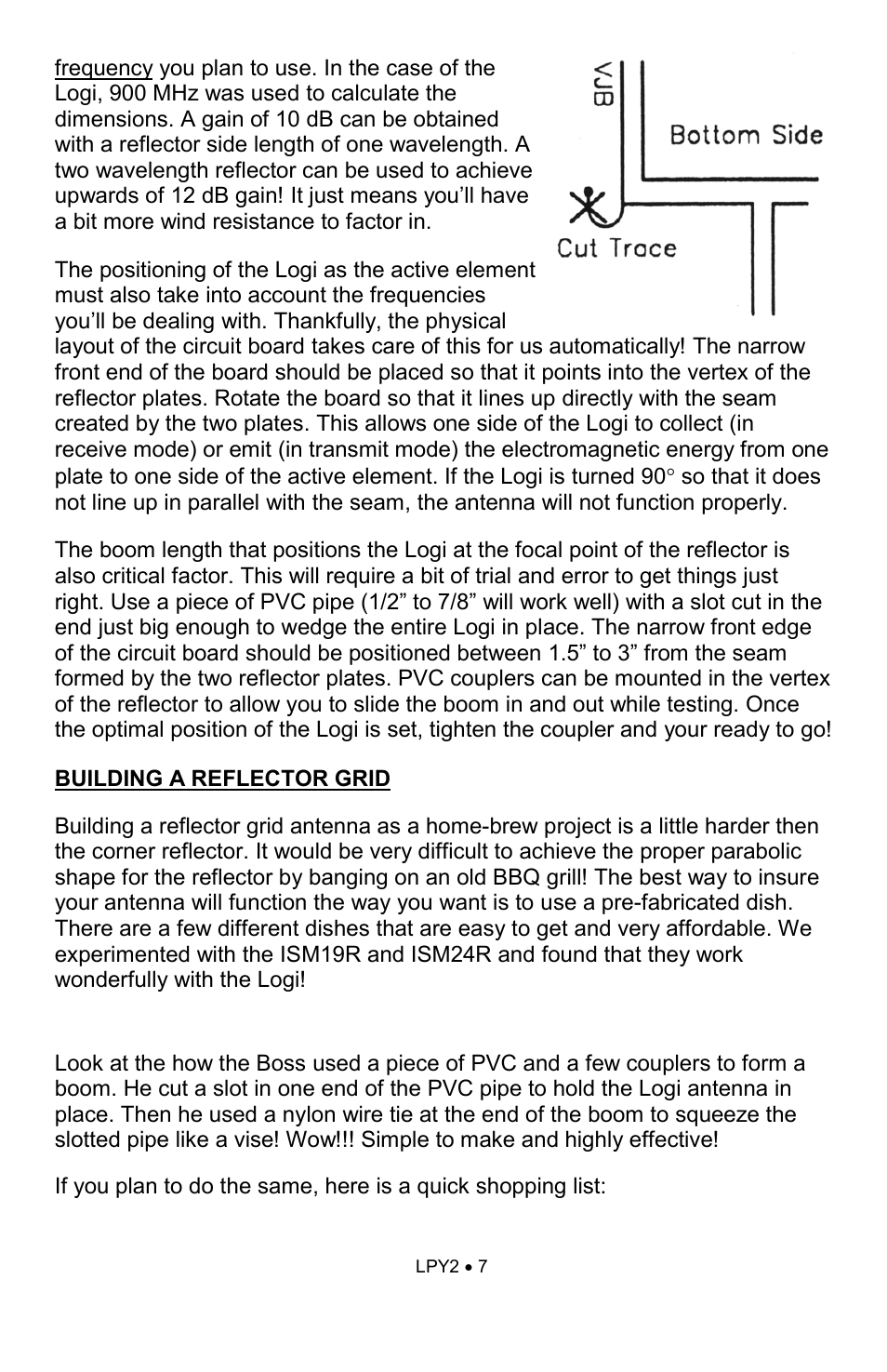 Ramsey Electronics LPY2 User Manual | Page 7 / 12