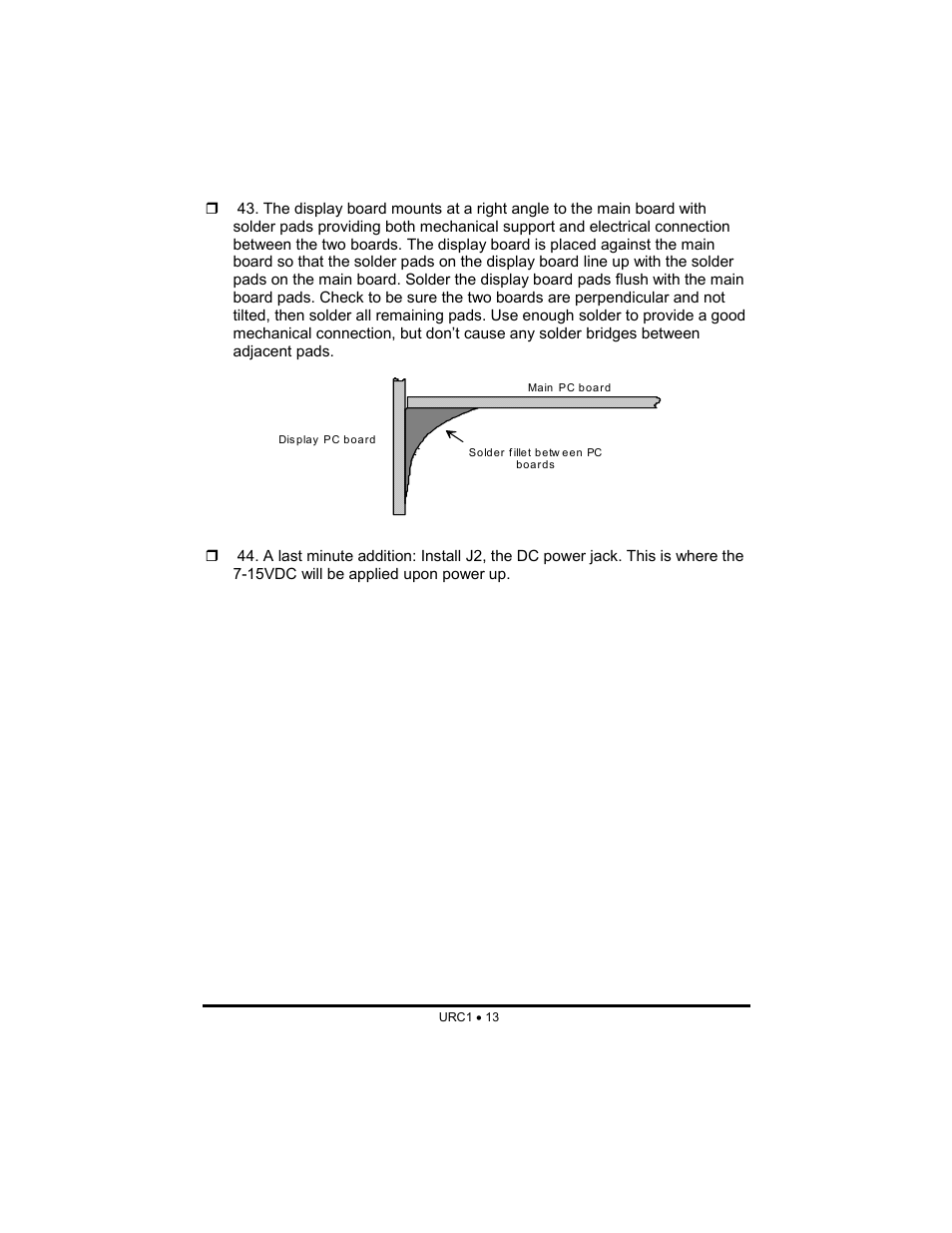Ramsey Electronics URC1 User Manual | Page 13 / 31