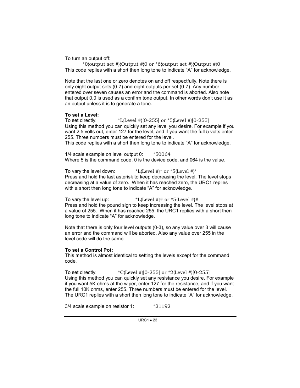 Ramsey Electronics URC1 User Manual | Page 23 / 31