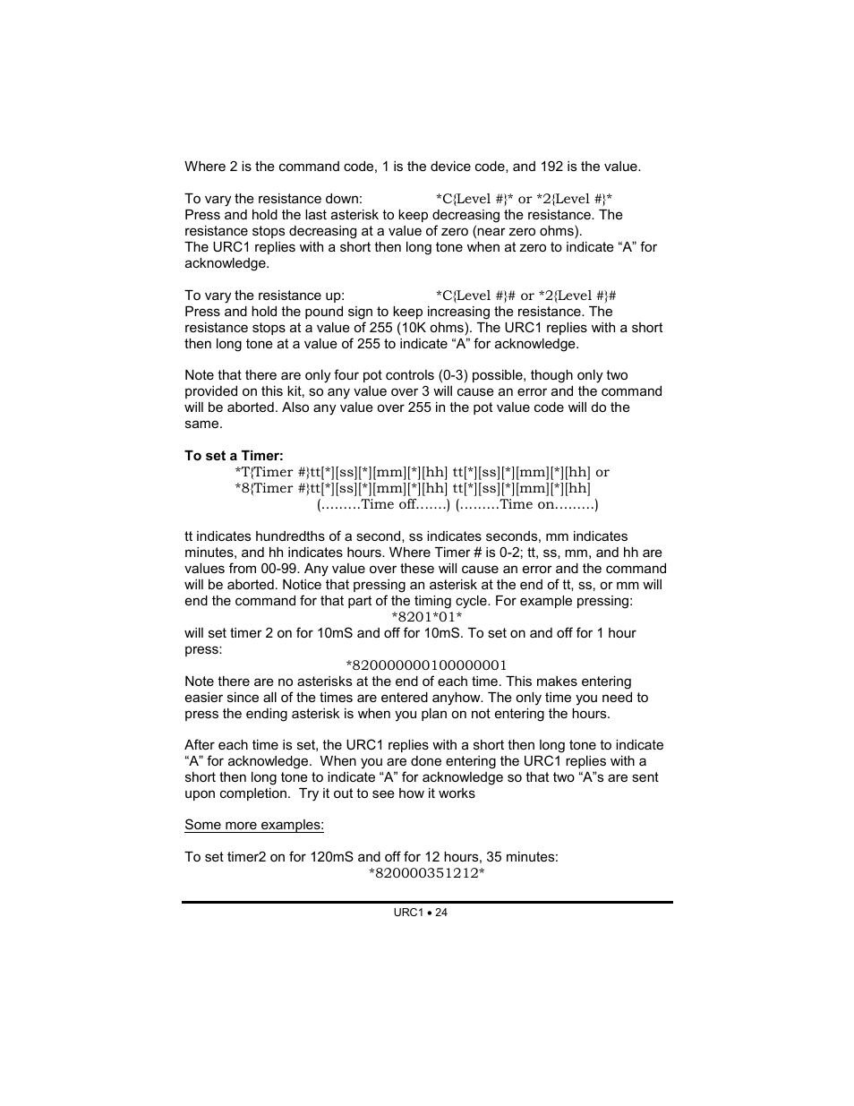 Ramsey Electronics URC1 User Manual | Page 24 / 31