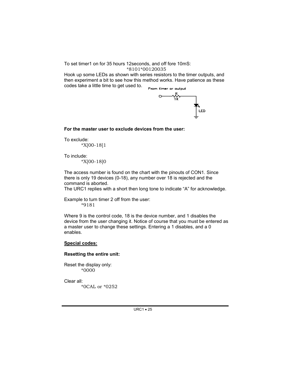 Ramsey Electronics URC1 User Manual | Page 25 / 31