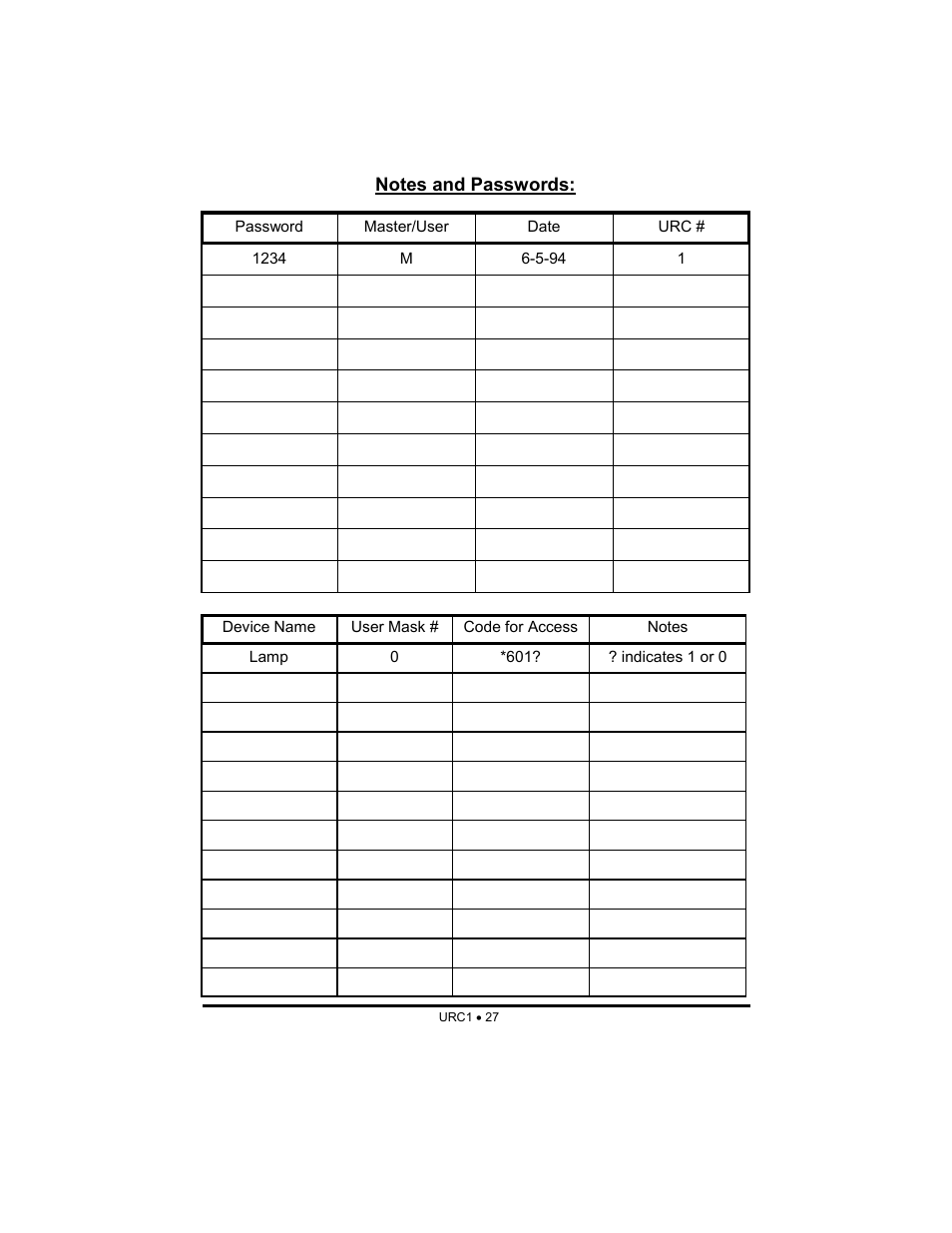 Ramsey Electronics URC1 User Manual | Page 27 / 31