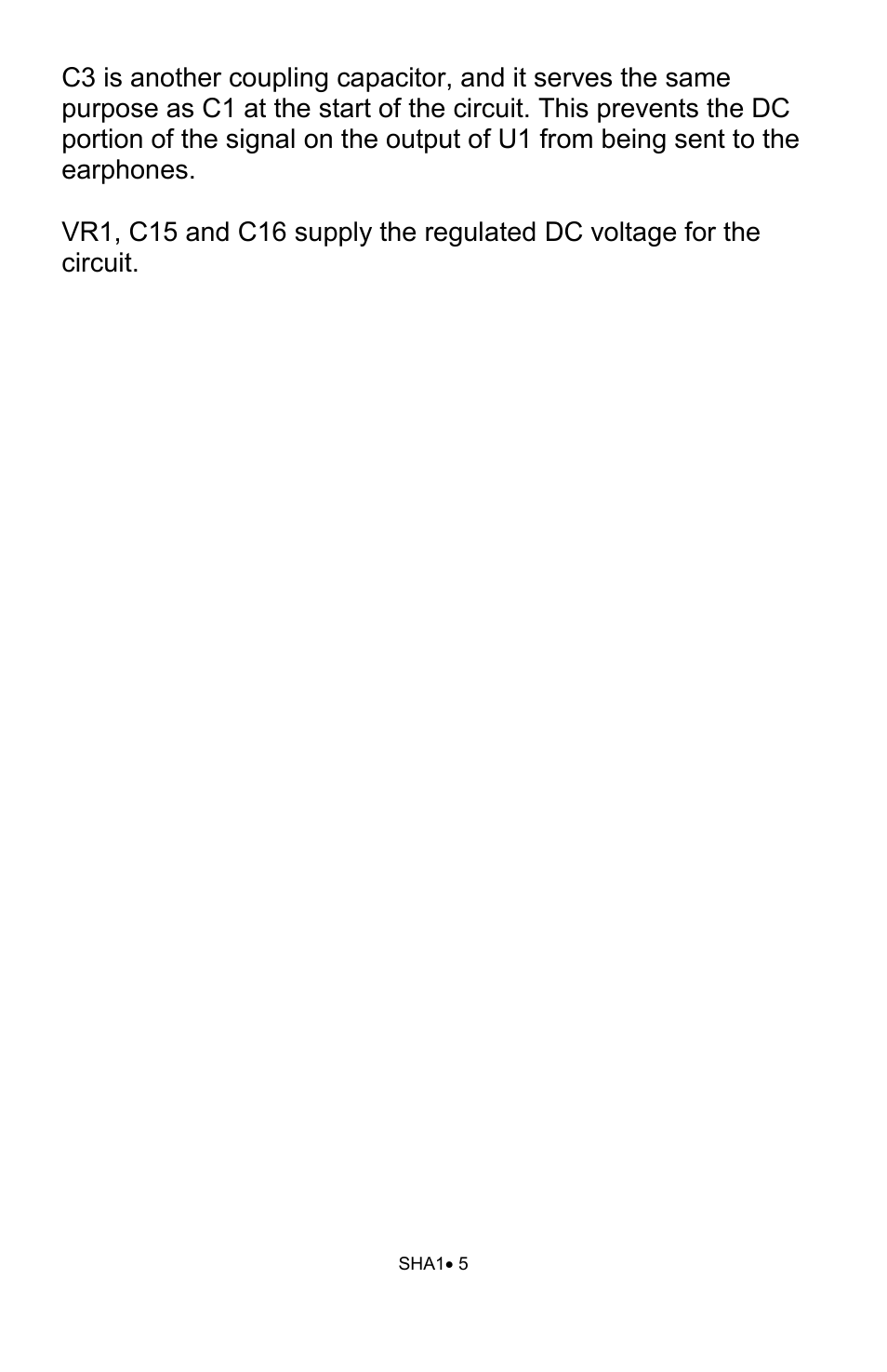 Ramsey Electronics SHA1 User Manual | Page 5 / 20
