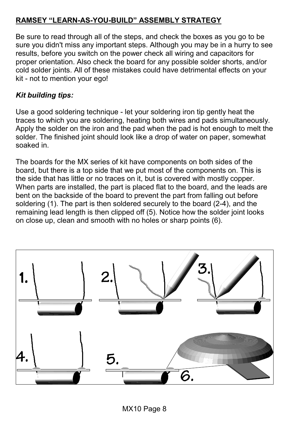 Ramsey Electronics MX10 User Manual | Page 8 / 32