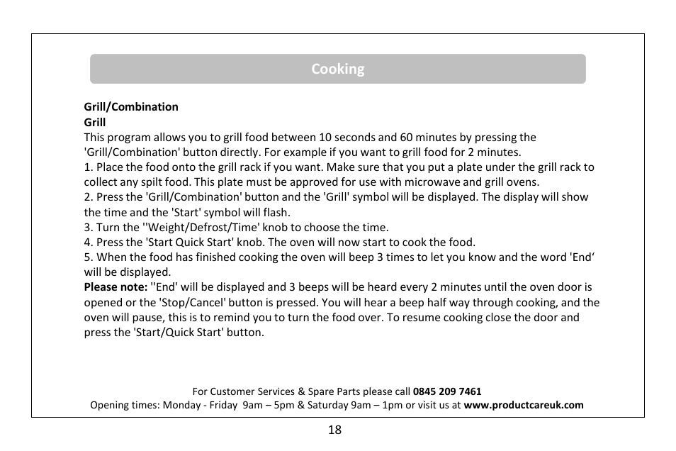 Cooking | RUSSELL HOBBS 20 Litre microwave oven RHM2010S(-H) User Manual | Page 20 / 36