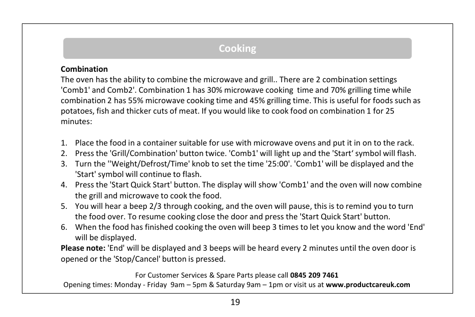 Cooking | RUSSELL HOBBS 20 Litre microwave oven RHM2010S(-H) User Manual | Page 21 / 36