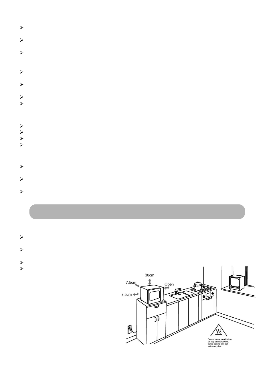 Microwave oven installation | RUSSELL HOBBS RHM1719B User Manual | Page 5 / 14