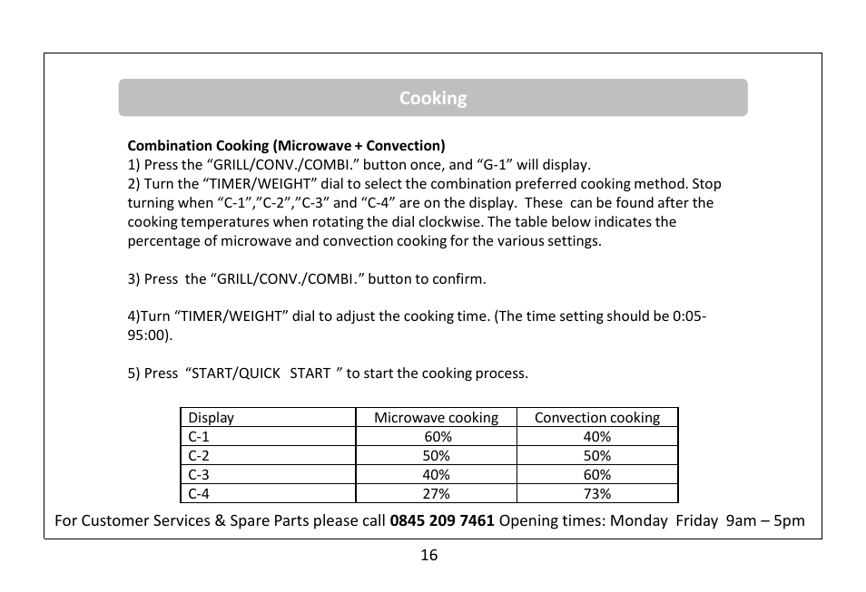 Cooking | RUSSELL HOBBS RHM3002 User Manual | Page 17 / 36