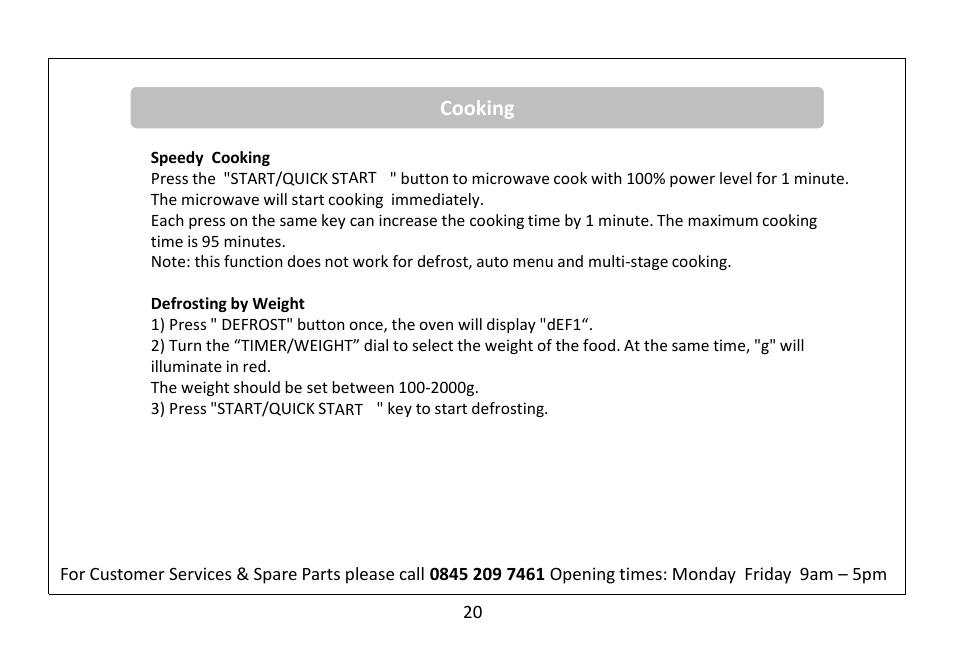 Cooking | RUSSELL HOBBS RHM3002 User Manual | Page 21 / 36