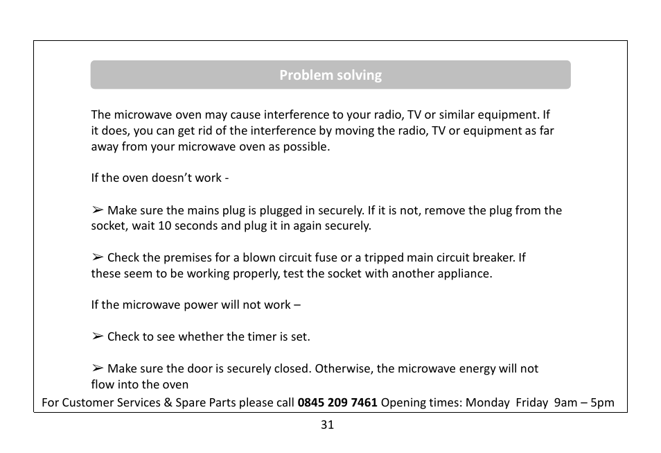 RUSSELL HOBBS RHM3002 User Manual | Page 32 / 36