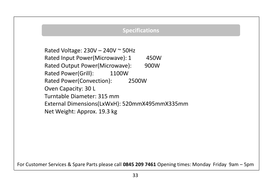 RUSSELL HOBBS RHM3002 User Manual | Page 34 / 36