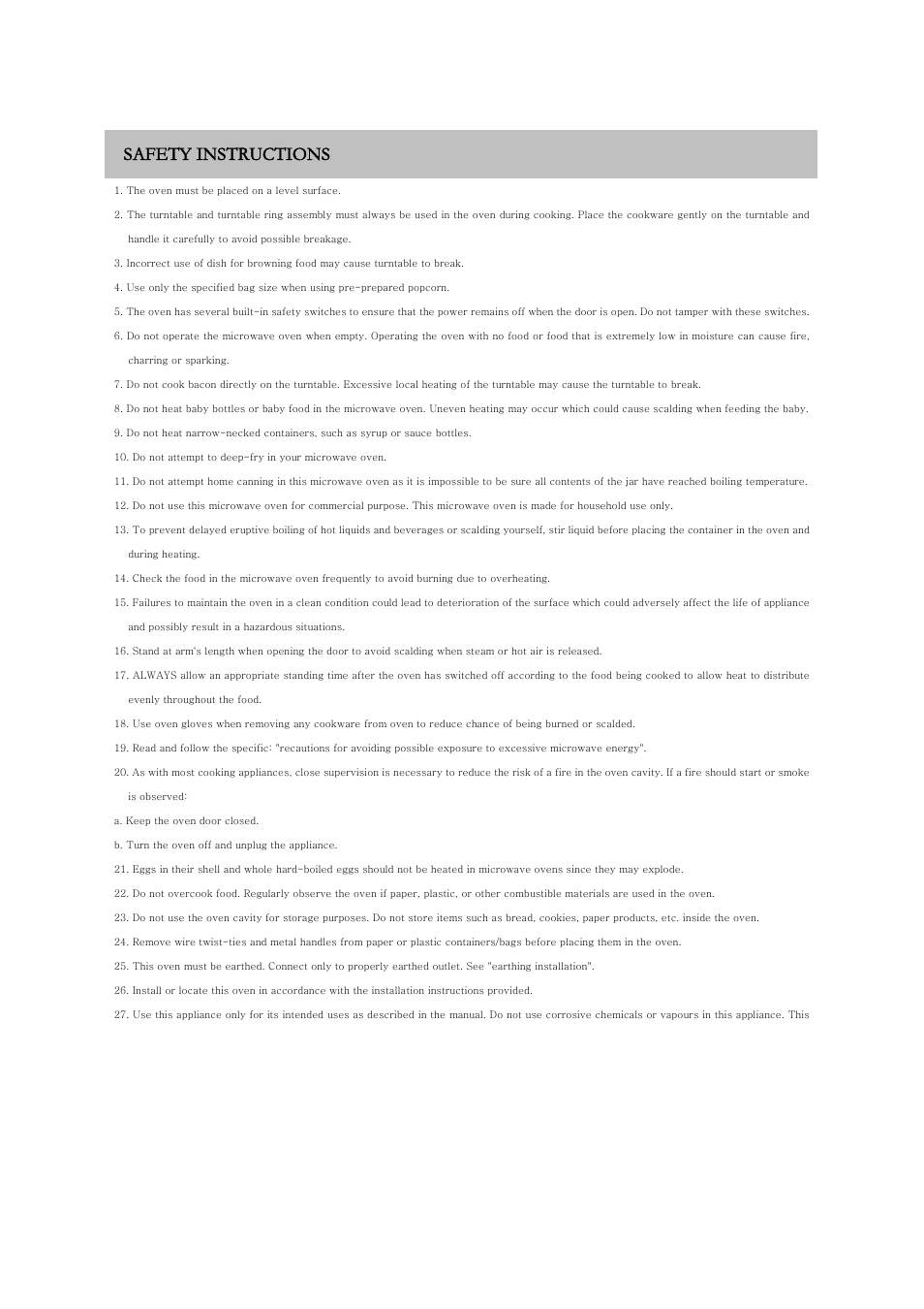 Safety instructions | RUSSELL HOBBS RHM2017 User Manual | Page 3 / 20