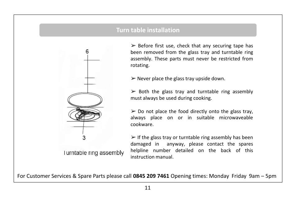 RUSSELL HOBBS Russel Hobbs 20 Litre Microwave Oven RHM2047SS User Manual | Page 13 / 32