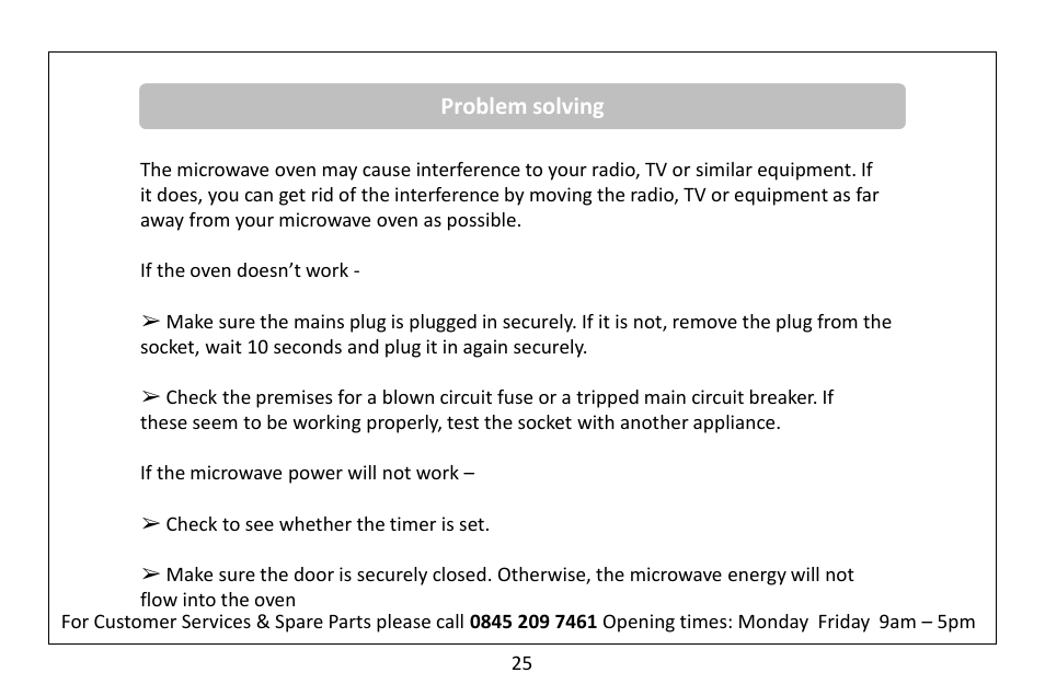 RUSSELL HOBBS Russel Hobbs 20 Litre Microwave Oven RHM2047SS User Manual | Page 27 / 32