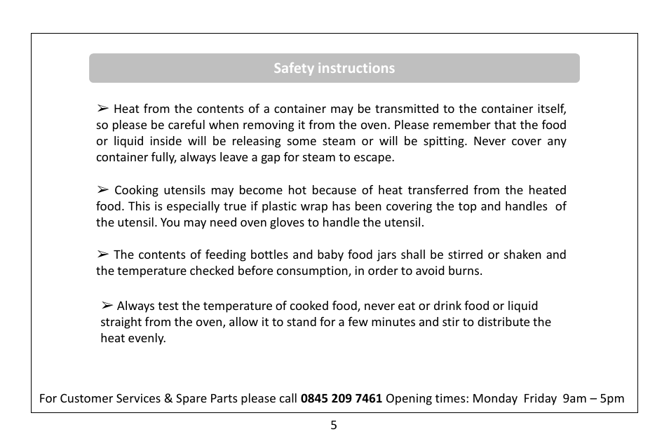 RUSSELL HOBBS Russel Hobbs 20 Litre Microwave Oven RHM2047SS User Manual | Page 7 / 32