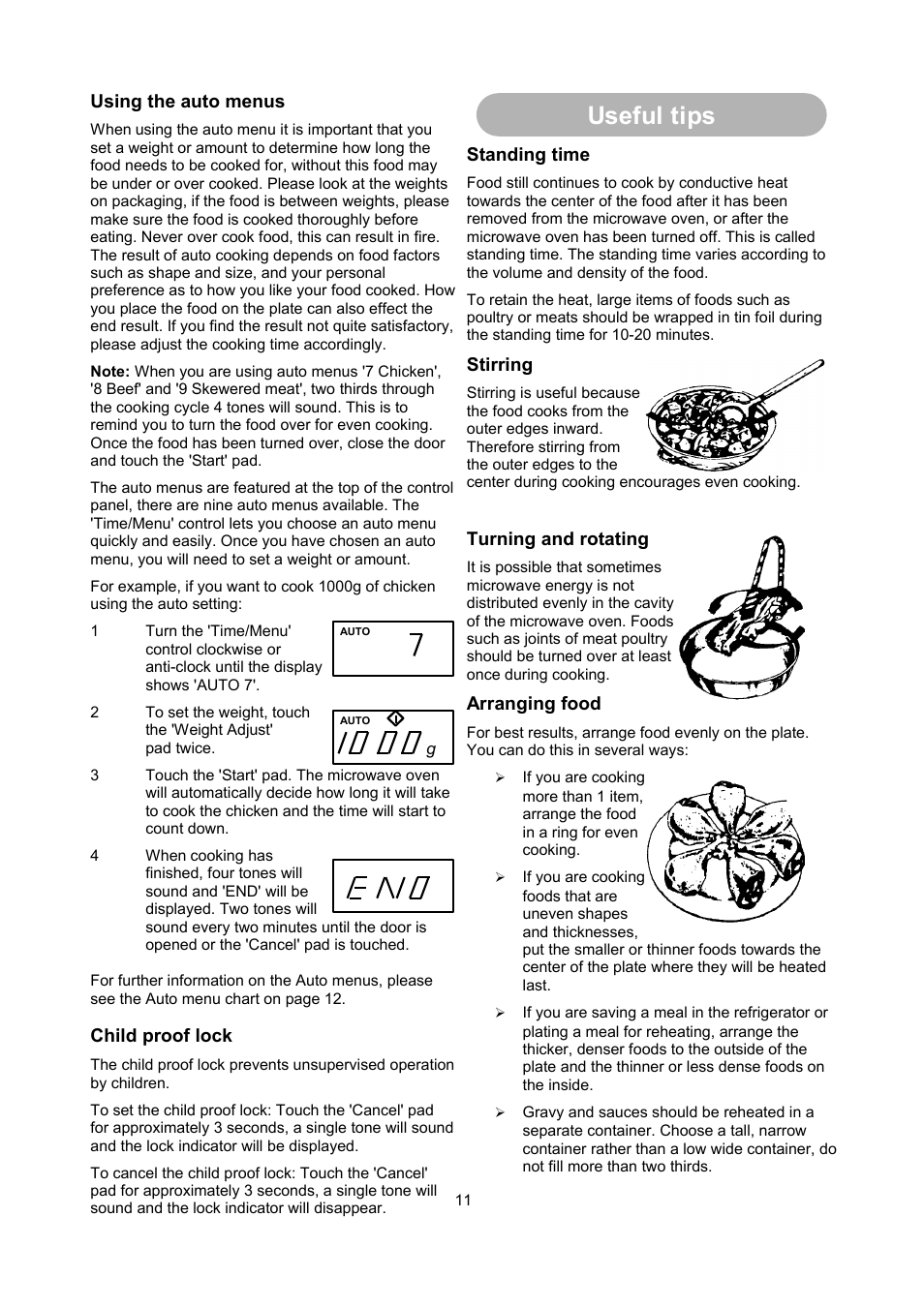 Useful tips | RUSSELL HOBBS RHM2013 User Manual | Page 13 / 18