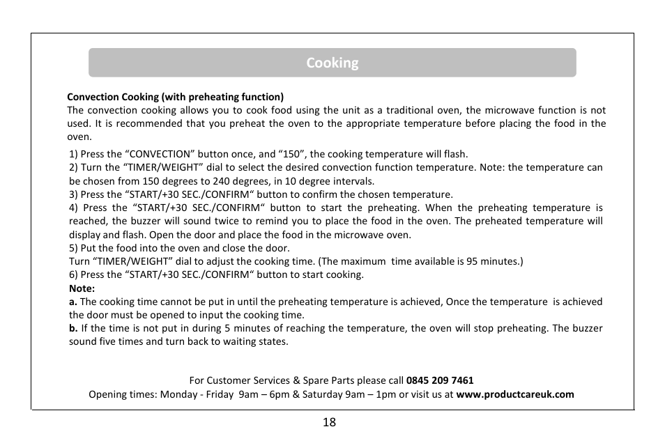 Cooking | RUSSELL HOBBS microwave oven RHM2560CG User Manual | Page 19 / 36