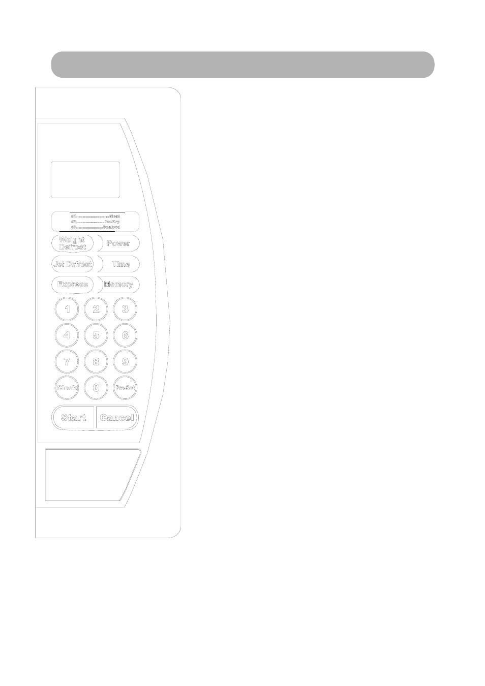 Control panel | RUSSELL HOBBS RHM2016 User Manual | Page 7 / 14