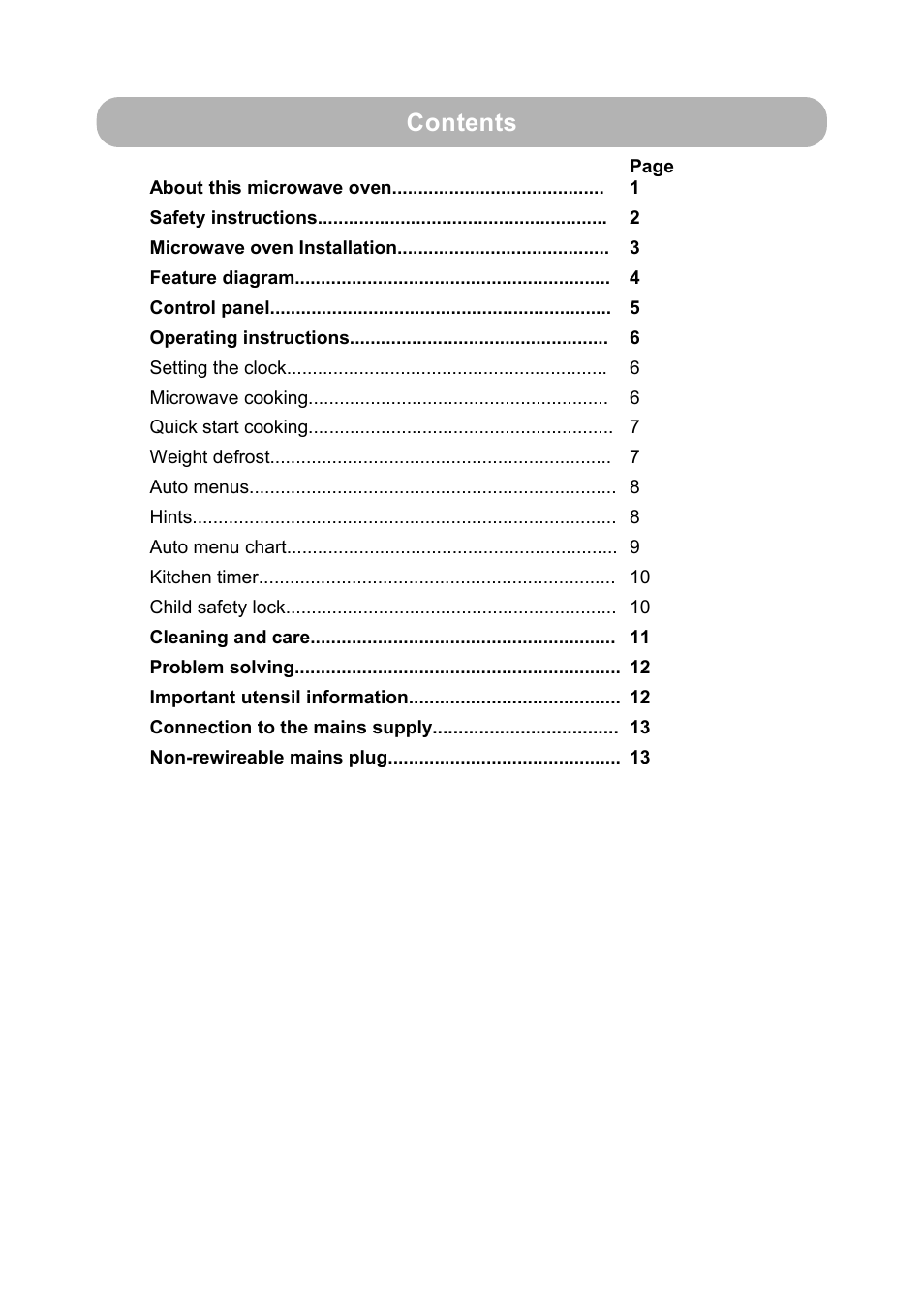 RUSSELL HOBBS RHM2009S User Manual | Page 2 / 16
