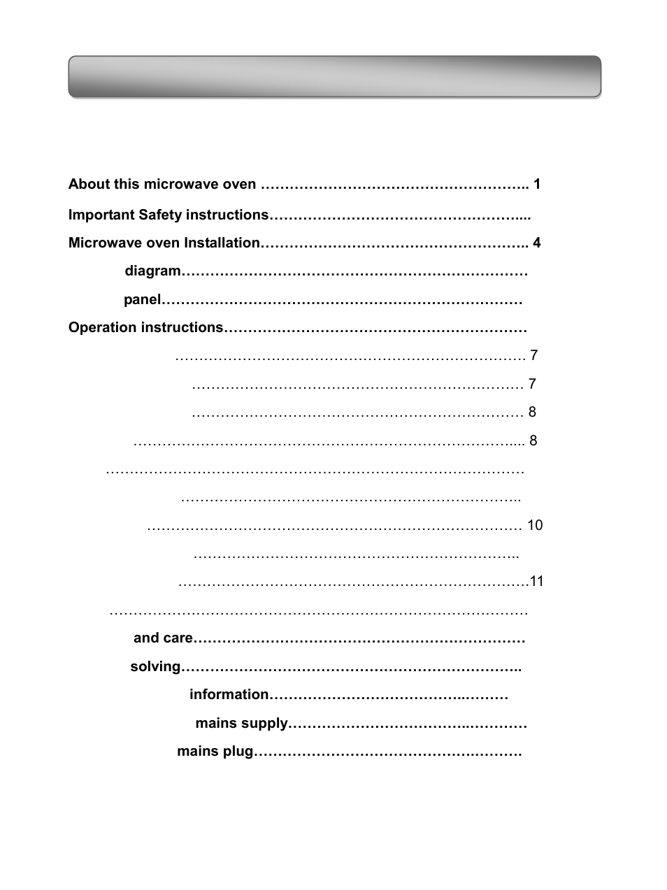 RUSSELL HOBBS RHM2306 User Manual | Page 2 / 18