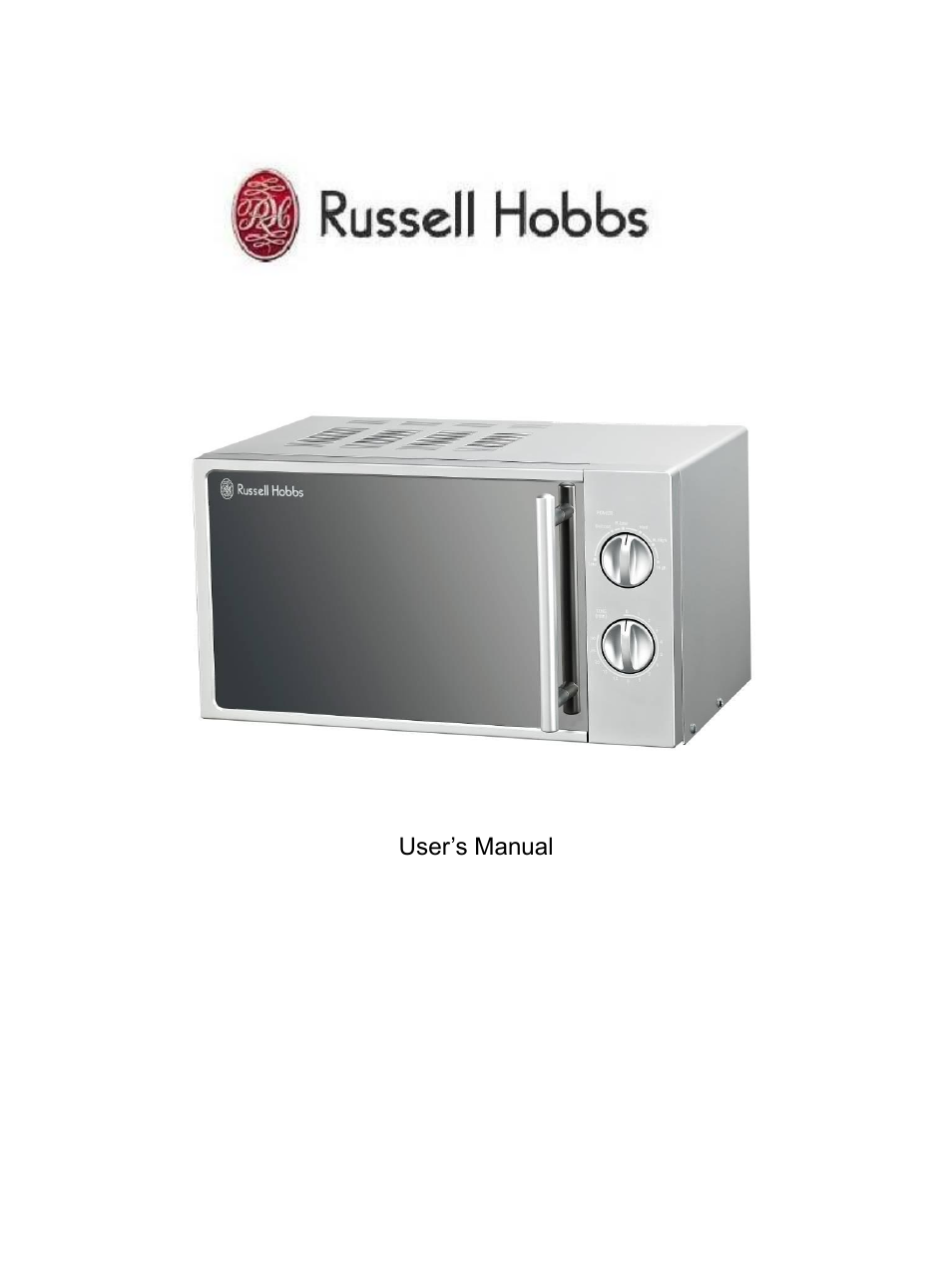 RUSSELL HOBBS RHM1709S User Manual | 13 pages