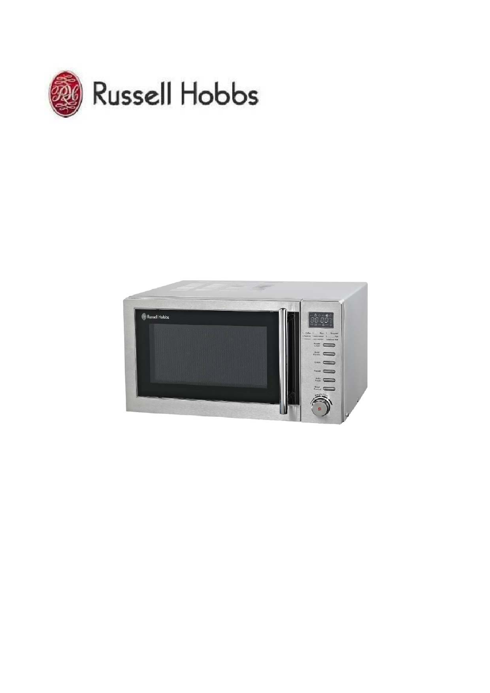 RUSSELL HOBBS 20 Litre Digital Microwave With Grill RHM2031 User Manual | 16 pages