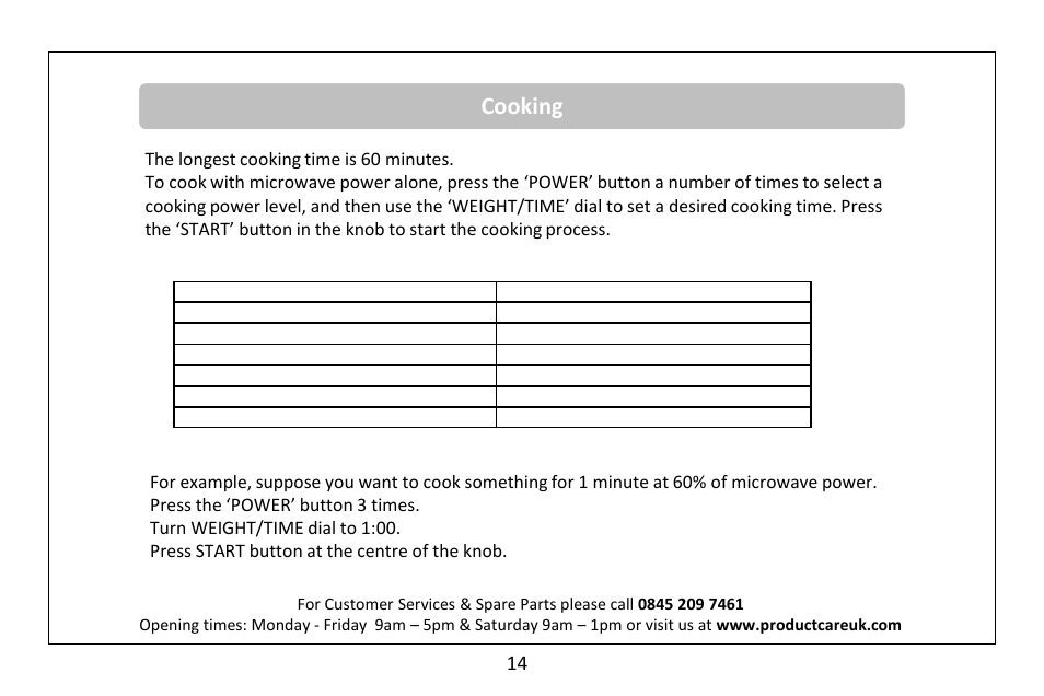 Cooking | RUSSELL HOBBS RHM2080BR User Manual | Page 16 / 32