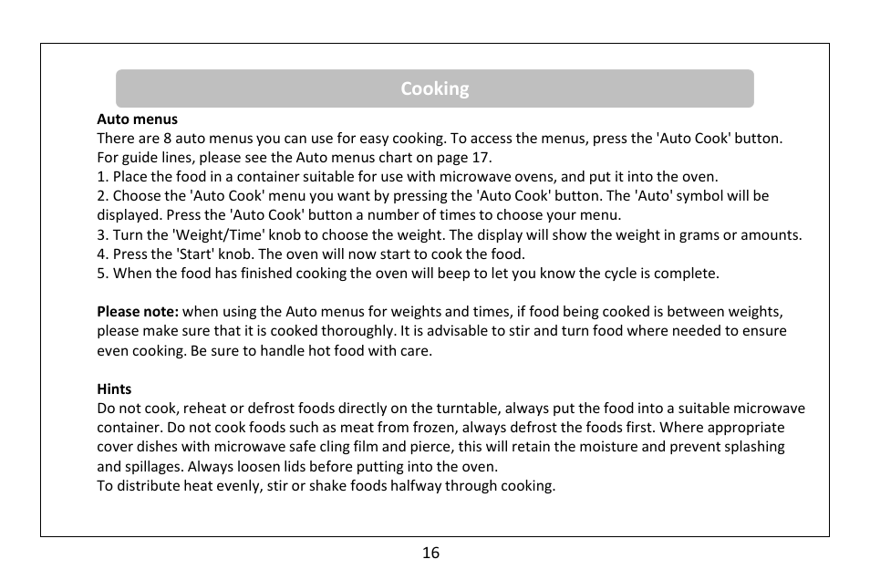 RUSSELL HOBBS RHM2080BR User Manual | Page 18 / 32