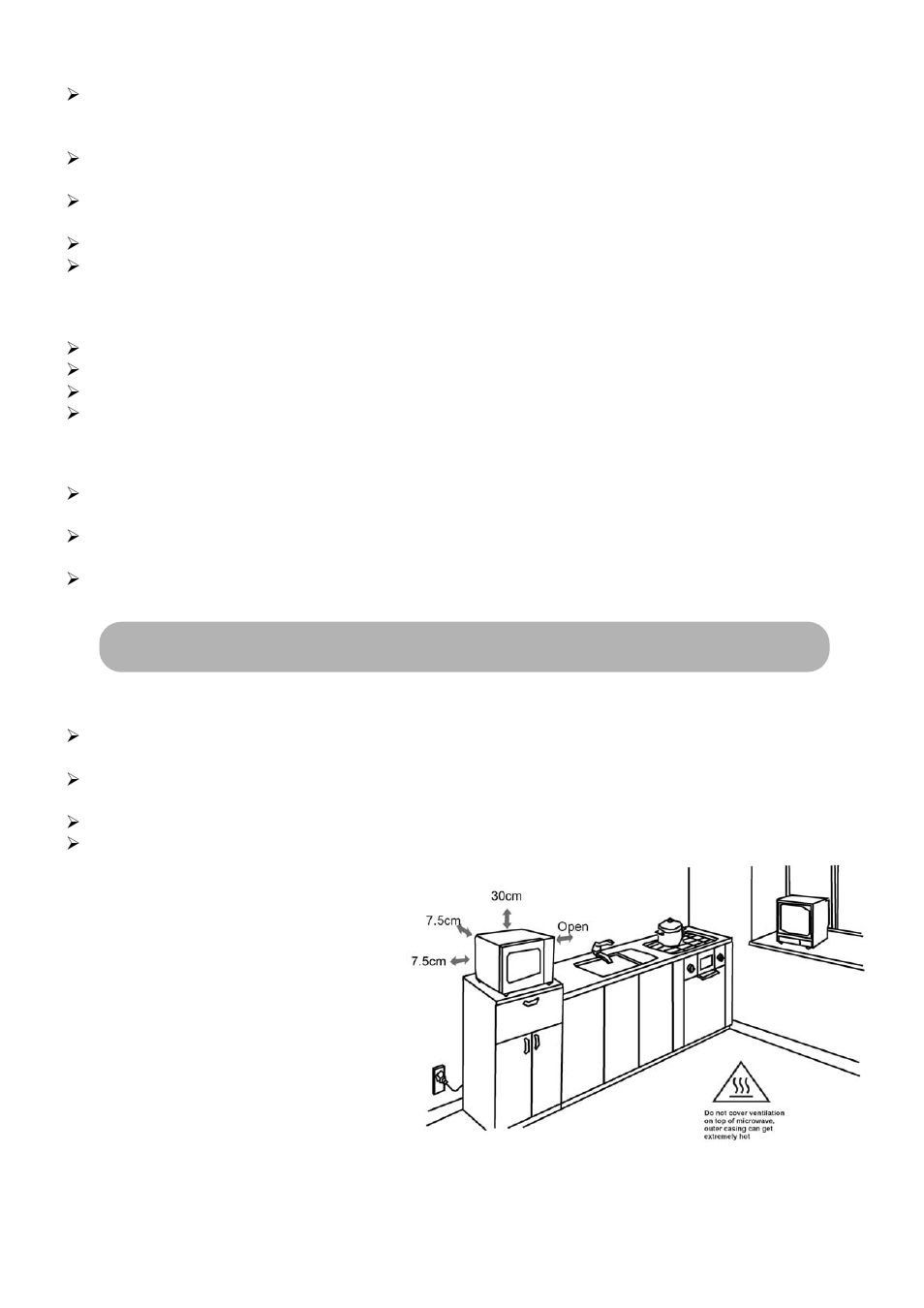 Microwave oven installation | RUSSELL HOBBS 20 Litre Digital Microwave Oven RHM2016 User Manual | Page 5 / 15