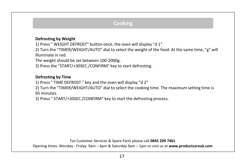 Cooking | RUSSELL HOBBS Russel Hobbs 23 Litre Microwave Oven RHM2362S User Manual | Page 18 / 32