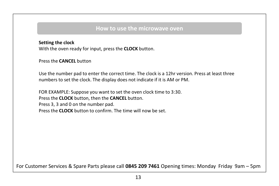 RUSSELL HOBBS 20 Litre microwave oven RHM2041S User Manual | Page 15 / 36