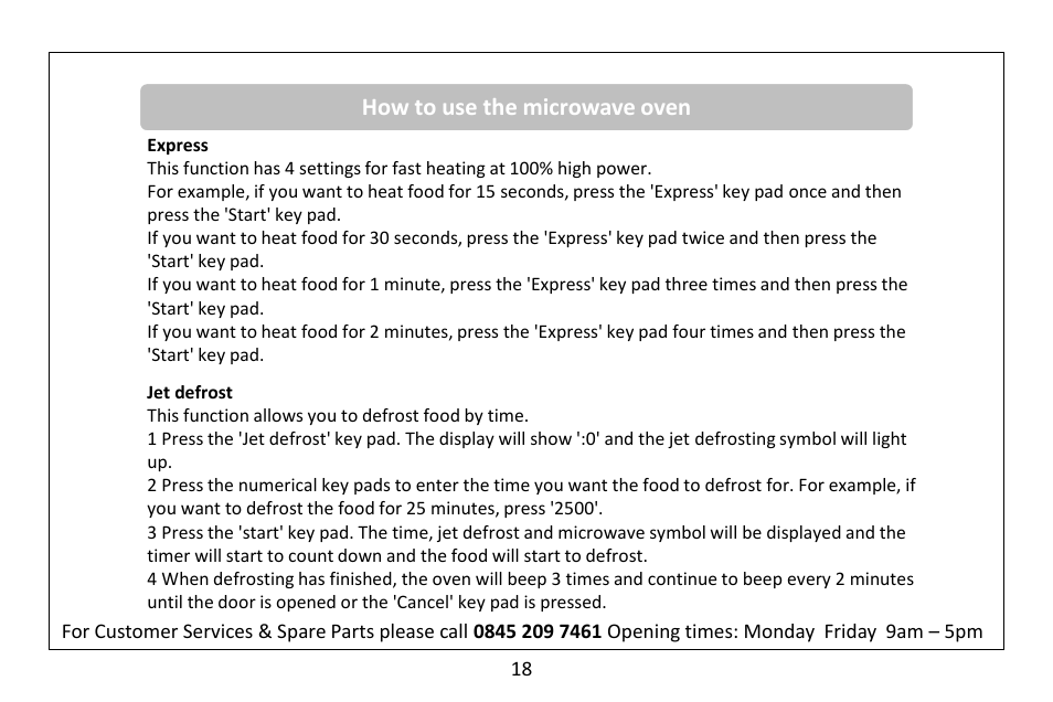 RUSSELL HOBBS 20 Litre microwave oven RHM2041S User Manual | Page 20 / 36
