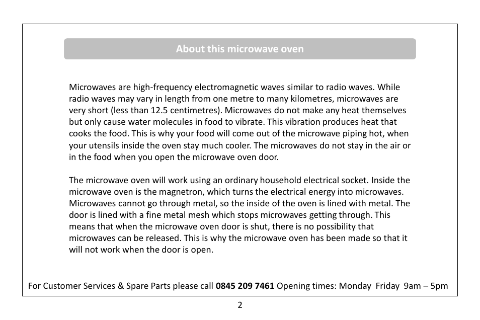 RUSSELL HOBBS 20 Litre microwave oven RHM2041S User Manual | Page 4 / 36