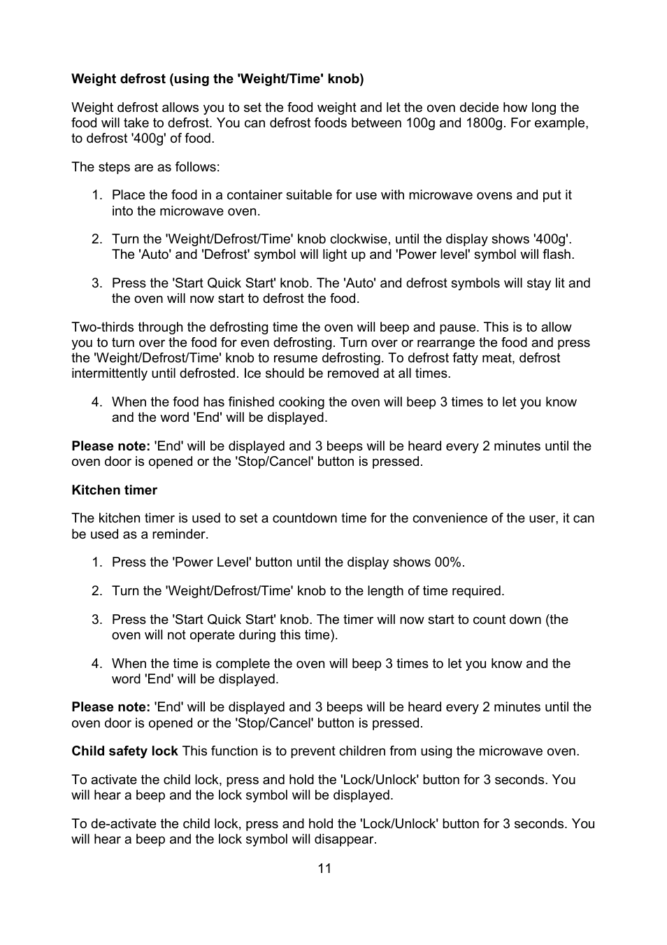 RUSSELL HOBBS RHM2010S User Manual | Page 13 / 18