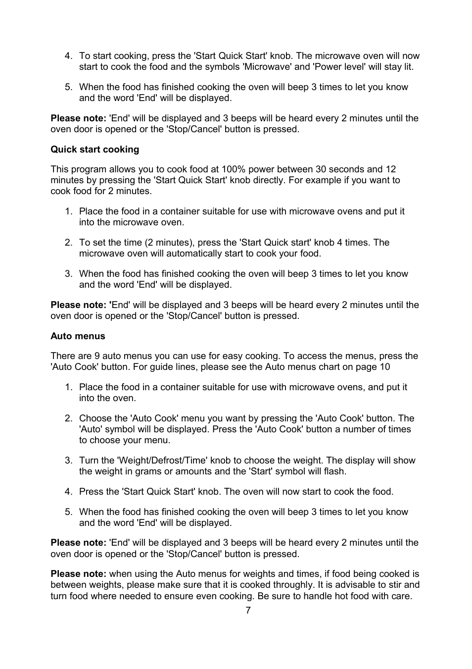 RUSSELL HOBBS RHM2010S User Manual | Page 9 / 18