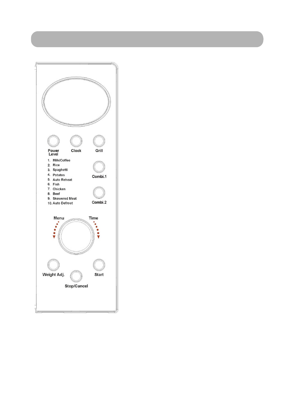 Control panel | RUSSELL HOBBS RHM2015 User Manual | Page 7 / 14