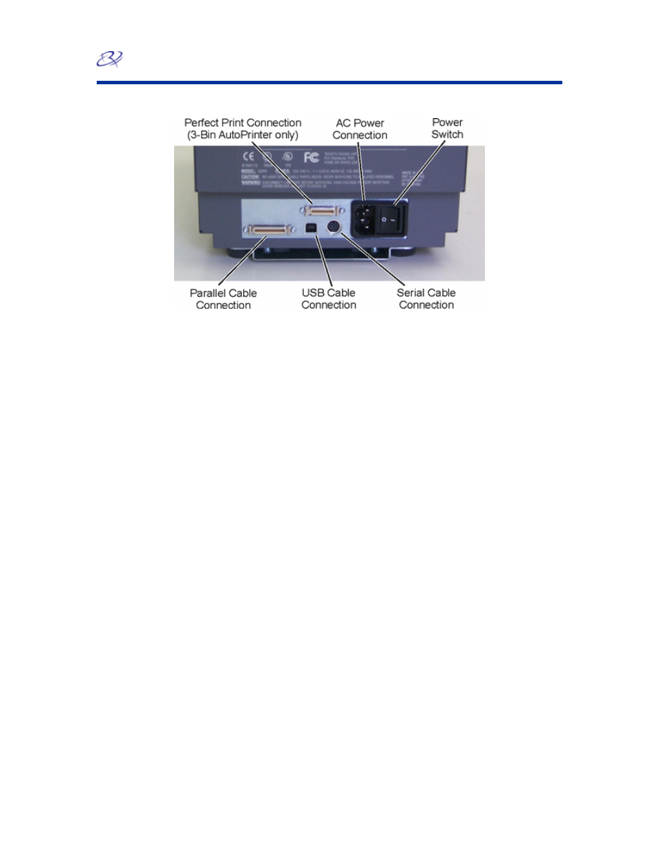Rear view | Rimage Prism CDPR11 User Manual | Page 10 / 27