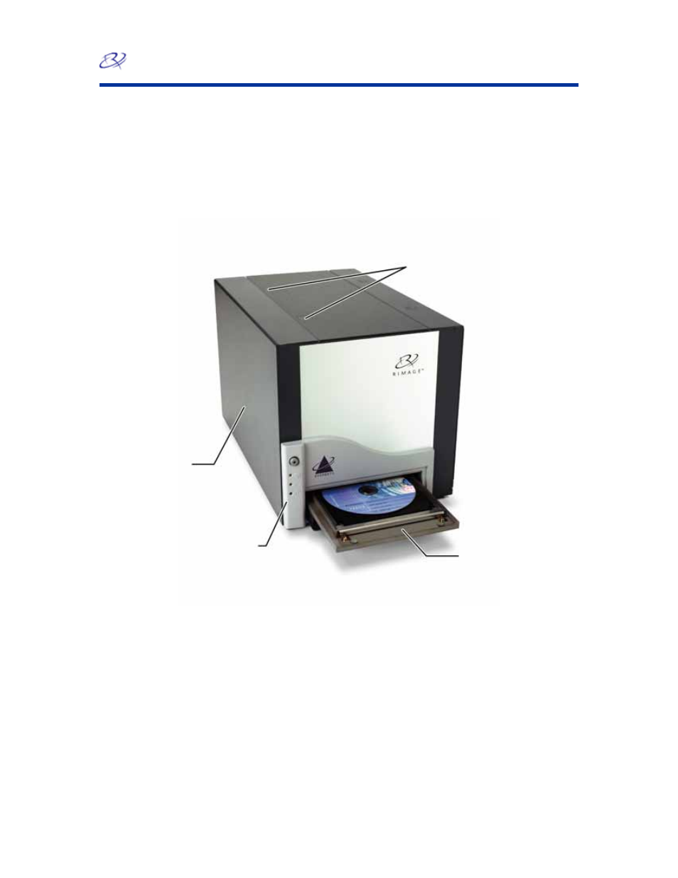 Vista delantera | Rimage EverestTM Printer User Manual | Page 165 / 234