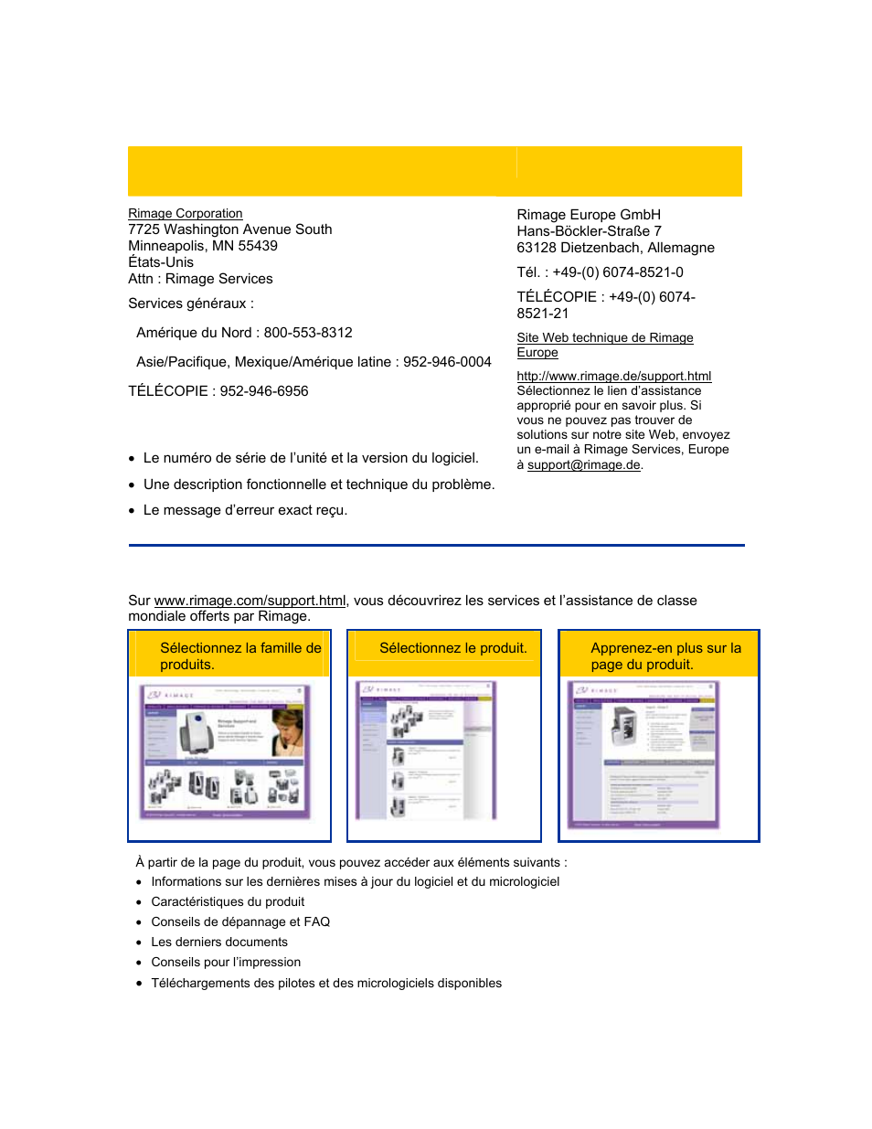 Informations sur les services généraux, Apprenez-en plus en ligne | Rimage Everest III User Manual | Page 168 / 246