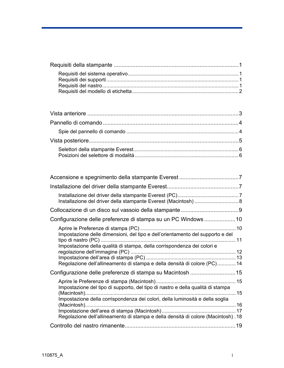 Indice | Rimage Everest III User Manual | Page 210 / 246