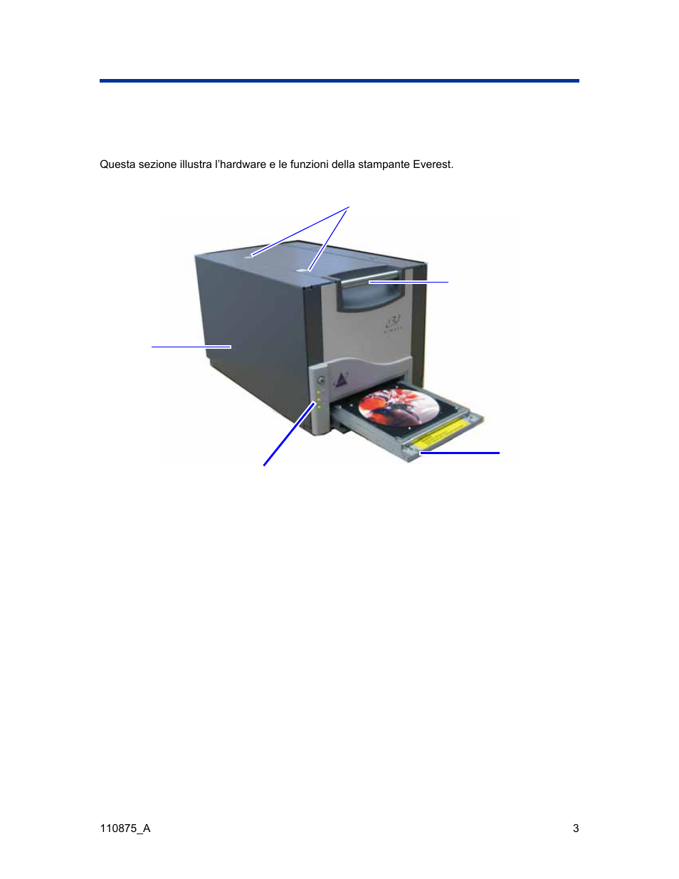 Vista anteriore | Rimage Everest III User Manual | Page 214 / 246