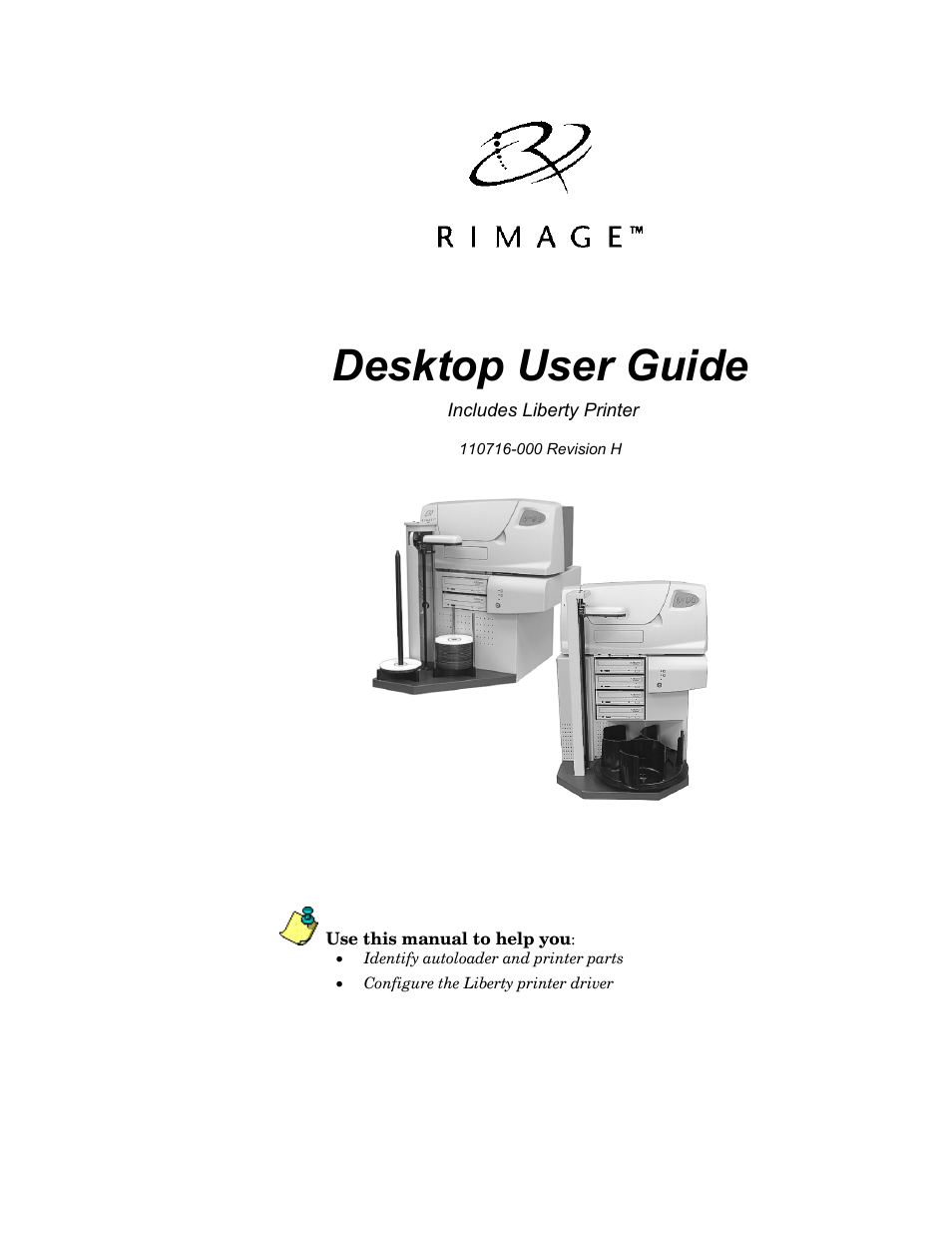 Rimage 110716-000 User Manual | 29 pages