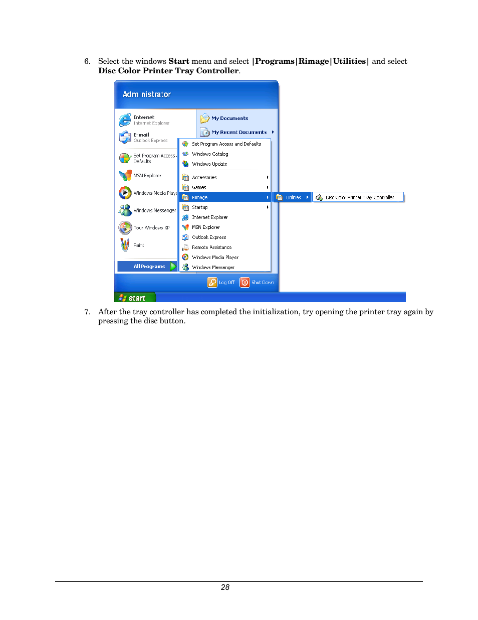 Rimage 110716-000 User Manual | Page 28 / 29