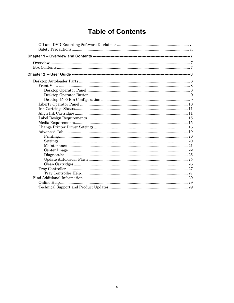 Rimage 110716-000 User Manual | Page 5 / 29