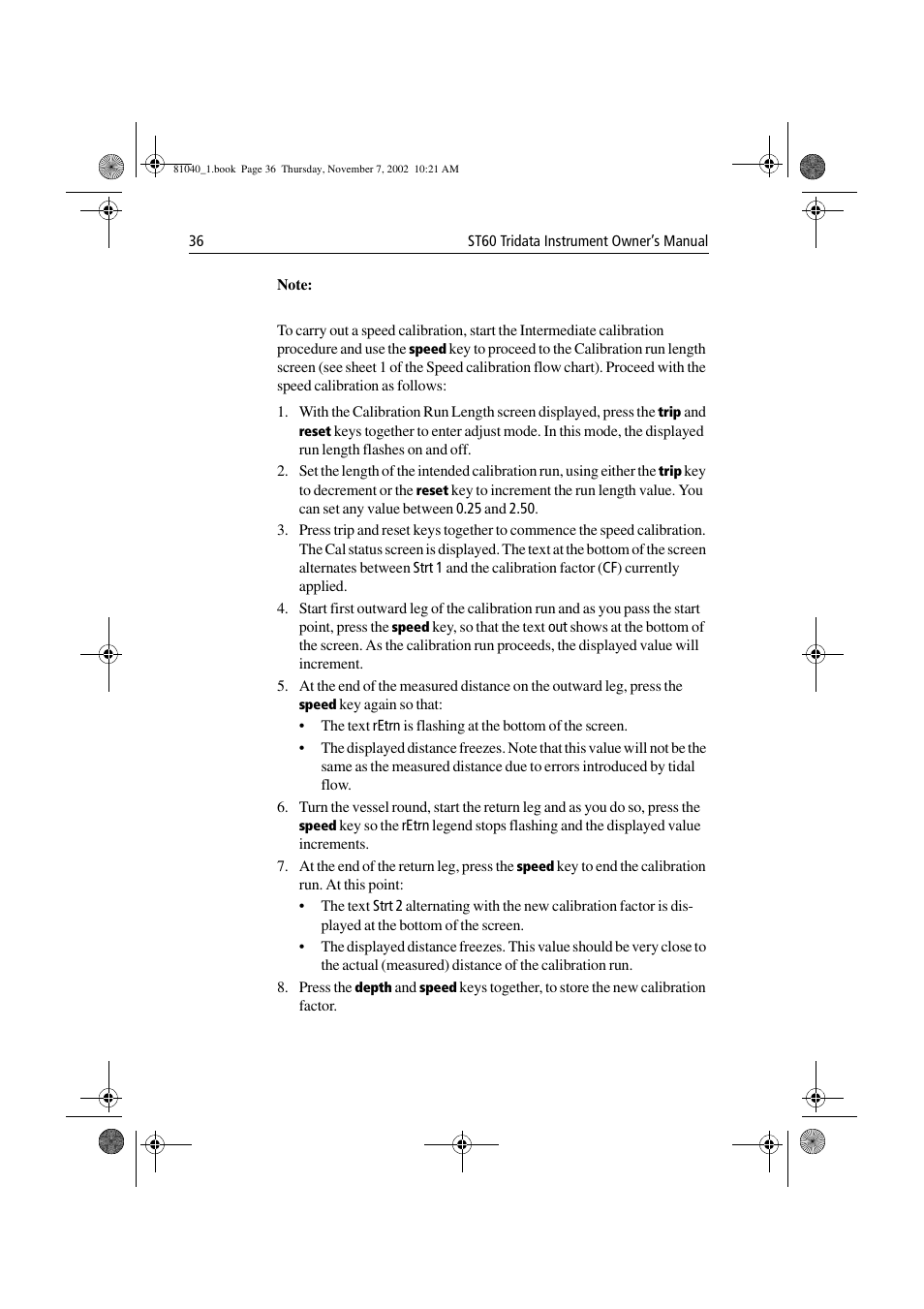 Raymarine ST60 Tridata User Manual | Page 48 / 58